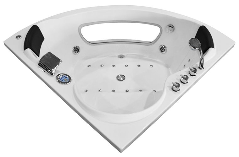 Wanna z hydromasażem narożna 140x140 cm MO-1001HC