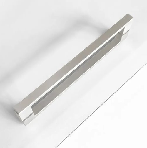 Stal szczotkowana kabina prysznicowa prostokątna 100x80 City Rea