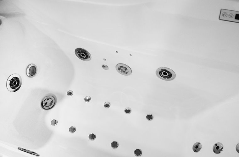 Wanna z hydromasażem i parawanem 160x78 cm MO-0062-160 Prawa