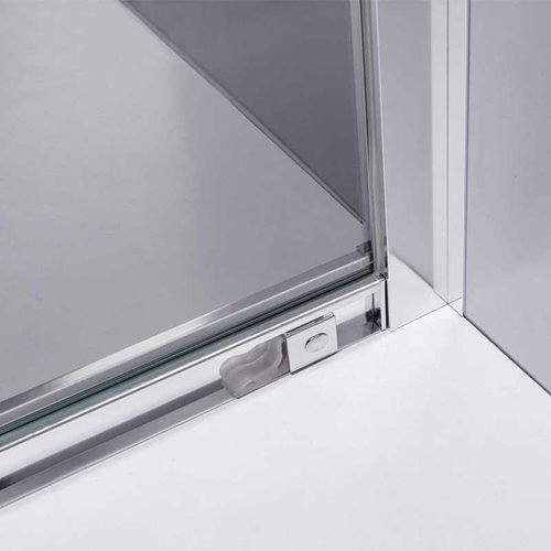 Kabina prysznicowa półokrągła 90x90 drzwi rozsuwane KZ101B