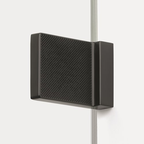 Czarna kabina prysznicowa lewa 100x110 EXK-6865 Avexa Black XR New Trendy