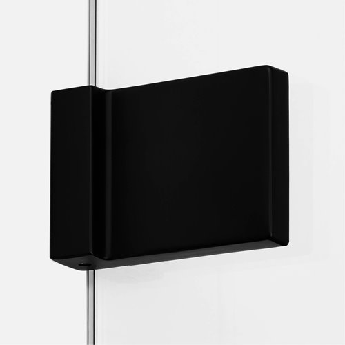 Czarna kabina prysznicowa trójścienna prawa 90x80 cm EXK-2632 Avexa Black New Trendy