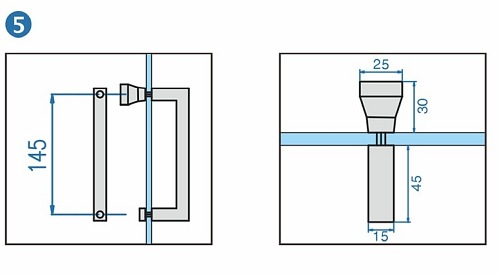 Kabina prysznicowa prostokątna 80x90 KZ103
