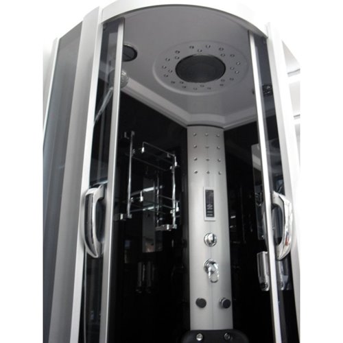 Kabina prysznicowa z hydromasażem i sauną parową 120x85 lewa MO-09912LS