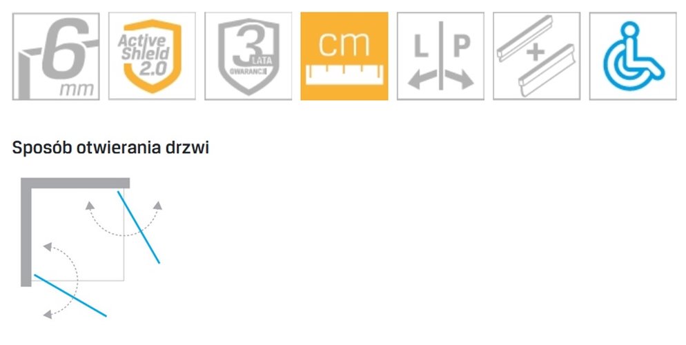 Złota szczotkowana kabina prysznicowa prostokątna 70x90 K-4226 New Soleo Gold Brushed New Trendy