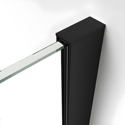 Czarna kabina prysznicowa prostokątna 110x80 szkło 8 mm ZES-KZ22B-BL-110X80