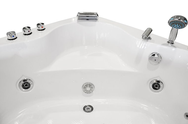 Wanna z hydromasażem narożna 135x135 cm MO-1636