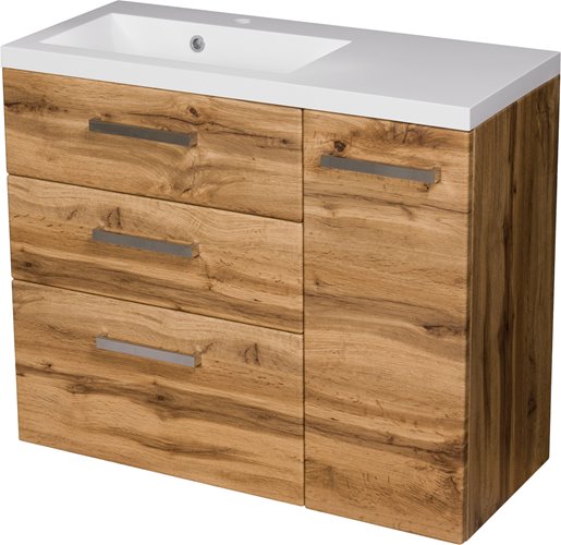 Szafka wisząca z umywalką 90/39/3L seria Fokus NE