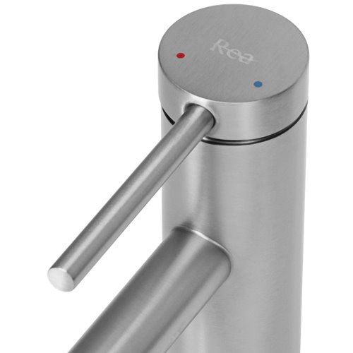 Inox bateria umywalkowa niska Foss Rea