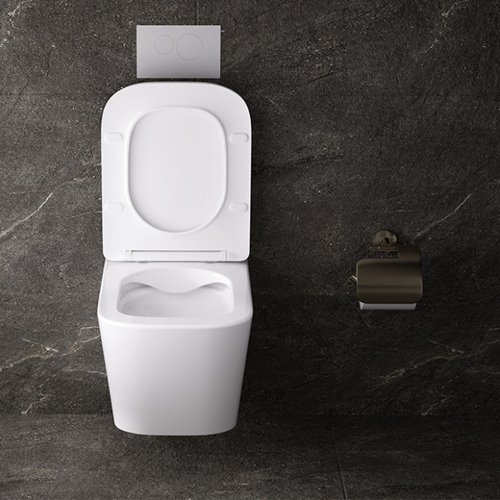 Biała miska wc wisząca Rimless 4.0 AQUA-WH-03 Hydrosan