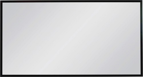 Lustro łazienkowe prostokątne 120x65 cm czarna rama