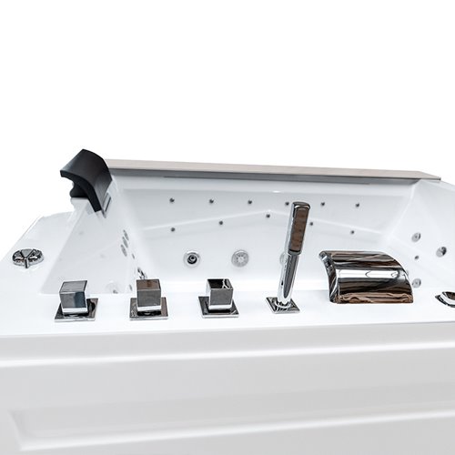 Wanna z hydromasażem prostokątna do zabudowy + obudowa Kalambo WH 190x150 cm