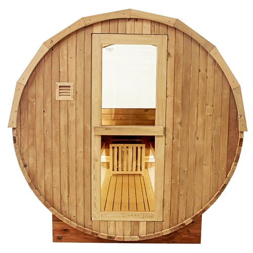 Sauna fińska ogrodowa zewnętrzna beczka 6 osobowa 210x180 Forsa-HG