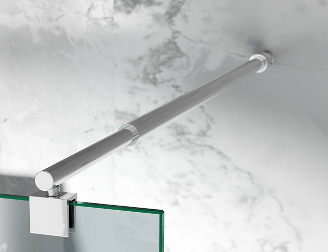 Ścianka prysznicowa 40 cm lustro weneckie szkło 8mm Swiss Liniger