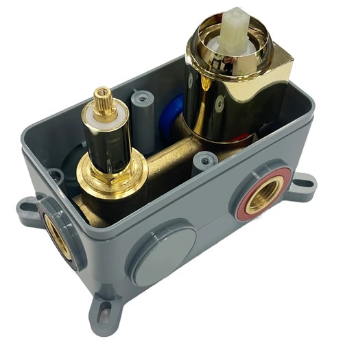 Czarny zestaw prysznicowy podtynkowy Moby Rea