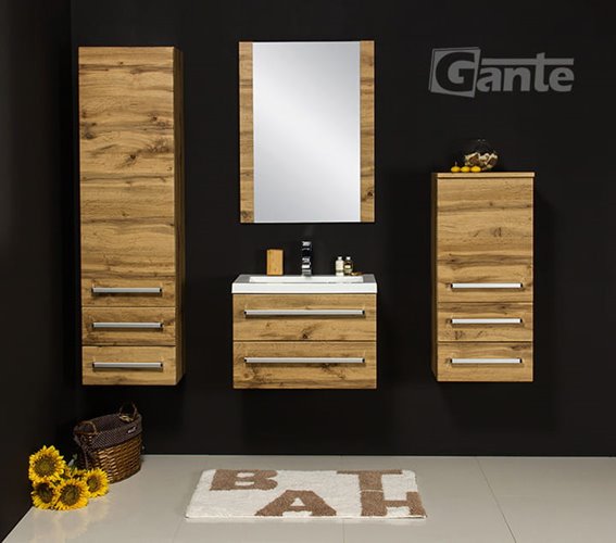 Szafka wisząca wysoka, potrójna seria Fokus NE