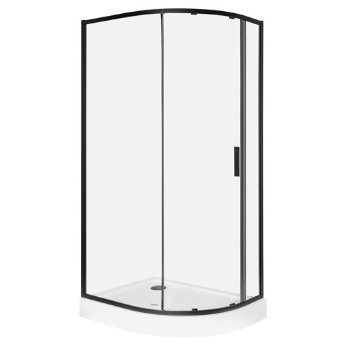 Kabina prysznicowa asymetrczyna z brodzikiem lewa 100x80 Solid RPA BL Kerra