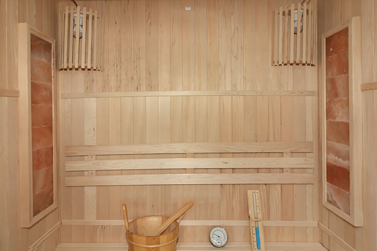 Sauna sucha fińska piec 3,5 KW Harvia BC35 + kamień solny 150X120X190CM MO-EA3S Mazur