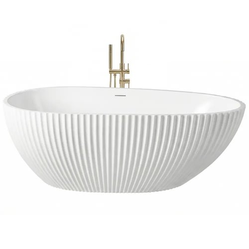 Wanna ryflowana owalna 170 cm Carmen Rea