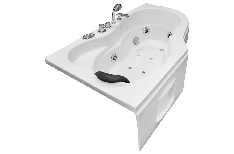 Wanna z hydromasażem asymetryczna 150x92 cm MO-0207