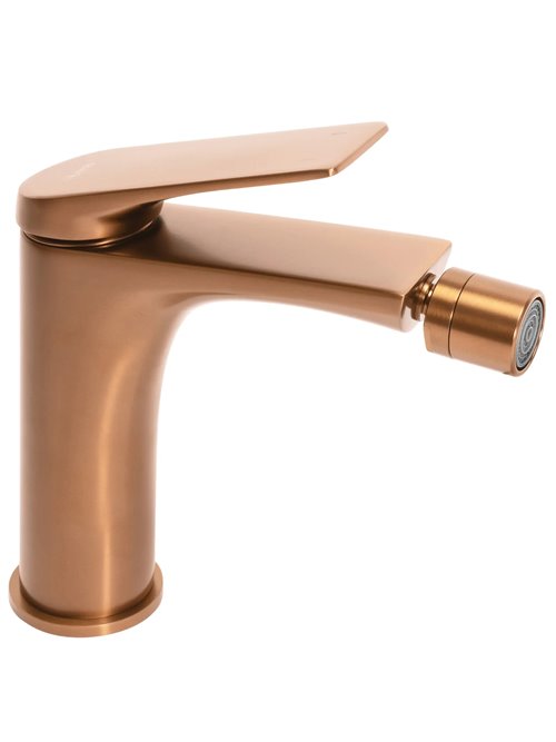 Miedź szczotkowana bateria bidetowa Avalon Rea