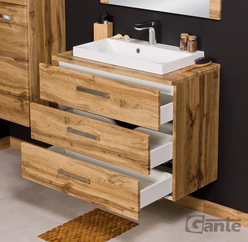 Szafka wisząca z umywalką 80/39/3 FKS seria Fokus NE