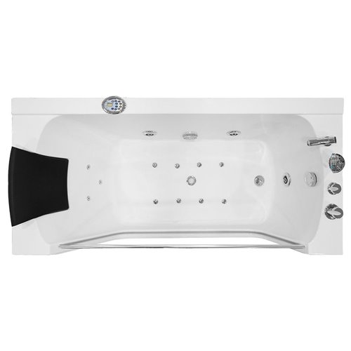 Wanna łazienkowa z hydromasażem Spa prostokątna 170x80 cm MO-0319