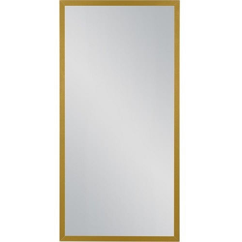 Lustro łazienkowe prostokątne 40x80 cm złota rama