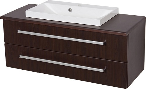 Szafka z umywalką 100/39/2 FKS seria Fokus Wenge Mat