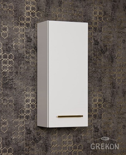 Szafka wisząca niska biały mat 30x72 cm Belli Gold Gante