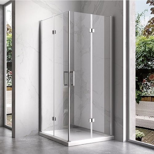 Kabina prysznicowa drzwi składane 90x90 kwadratowa KZ08CC