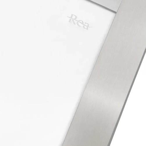 Stal szczotkowana kabina prysznicowa prostokątna 100x80 City Rea