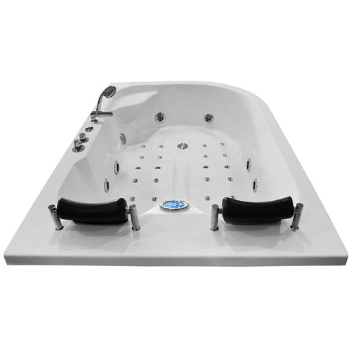 Wanna z hydromasażem dwuosobowa 180x120 cm MO-1631HC Lewa