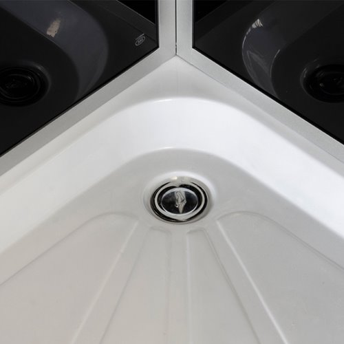 Kabina prysznicowa kwadratowa zabudowana 80x80 WSH309A