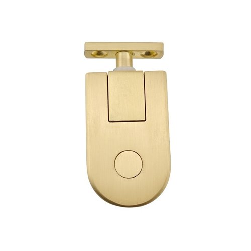 Złote szczotkowane drzwi prysznicowe uchylne do wnęki 90 cm ZES-KZ18C-GL-BR-90 zdjęcie 7