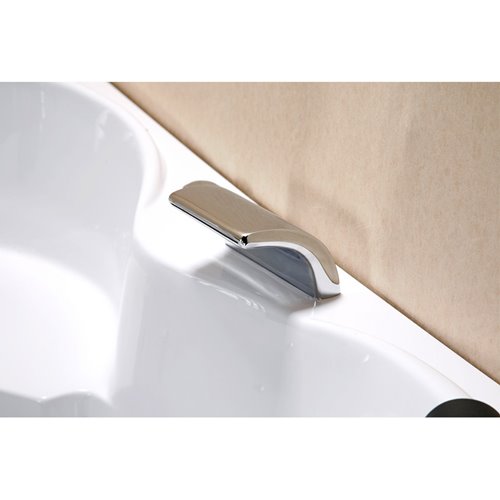 Wanna z hydromasażem narożna podgrzewacz wody 140x140 Flores 601