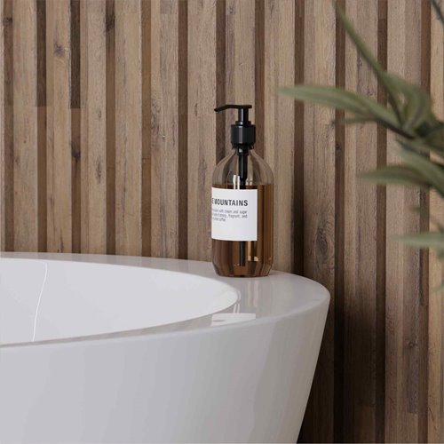 Wanna akrylowa, wolnostojąca Reno Corsan 170 cm korek klik-klak miedziany