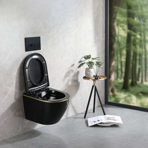 Zestaw podtynkowy stelaż GEBERIT DUOFIX + miska MISKA MIZU-BL-GL-RIM-02 + przycisk DELTA 01 chrom