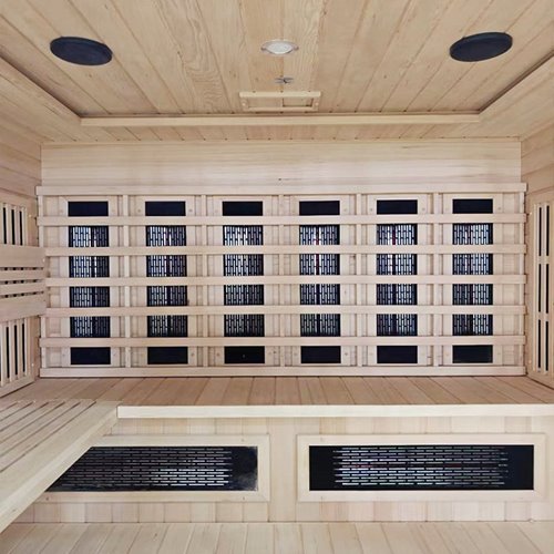 Sauna Combo na podczerwień + fińska 5-osobowa 180x160 cm Helsi1 6KW
