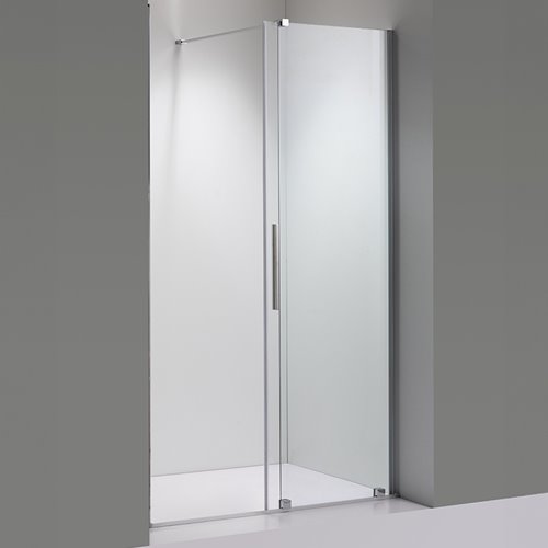 Drzwi prysznicowe rozsuwane szkło 8 mm 120 cm ASTRA-CH-A-120 zestaw