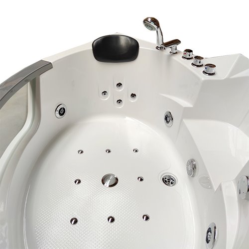 Wanna z hydromasażem narożna podgrzewacz wody Orino 632C 135x135