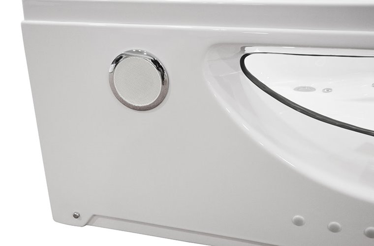 Wanna z hydromasażem Spa narożna 168x86 cm MO-1633HC