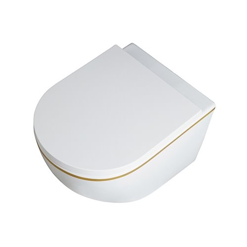 Zestaw podtynkowy stelaż GEBERIT DUOFIX + miska PEAK-WH-GL-RIM-02 + przycisk DELTA 30 biały