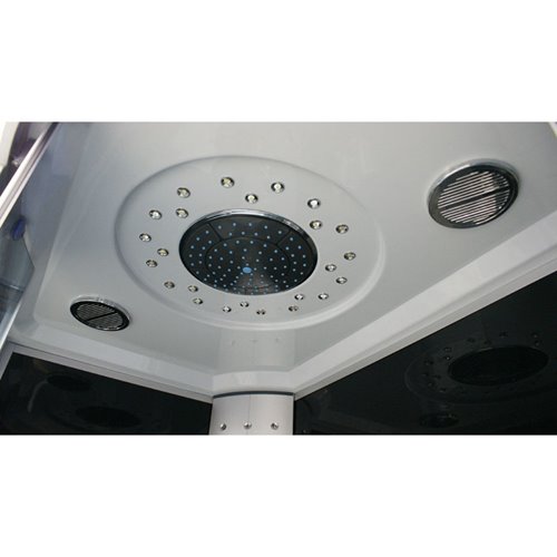 Kabina prysznicowa z hydromasażem i sauną parową 120x85 lewa MO-09912LS