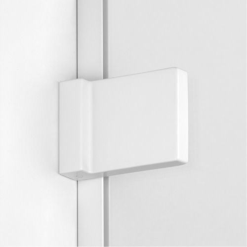 Biała kabina prysznicowa trójścienna prawa 110x110 cm EXK-2898 Avexa White New Trendy