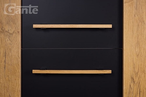 Słupek łazienkowy stojący czarny mat Cortez Gante