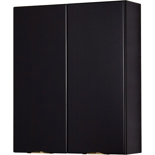 Czarna szafka łazienkowa wisząca 60x72 Victa Gante