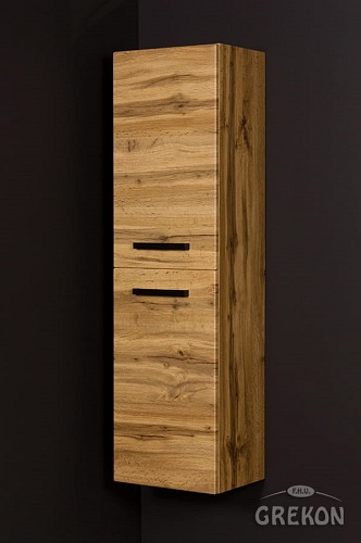 Szafka łazienkowa wisząca z koszem seria Fokus Loft Gante