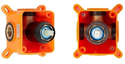 Zestaw prysznicowy podtynkowy, kolor czarny Lugano Rea