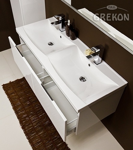Szafka z umywalką 120 seria Diamond B